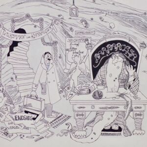 Zeichnung von Elsbeth Kupferoth, 1947