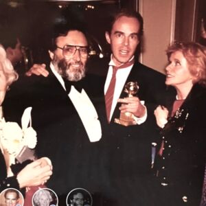 Elsbeth Kupferoth mit Sohn Jan Niklas, Golden Globe Verleihung