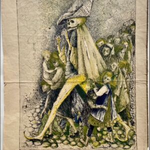 Hunger - Der Neue Führer. Zeichnung im Ulenspiegel, 1947