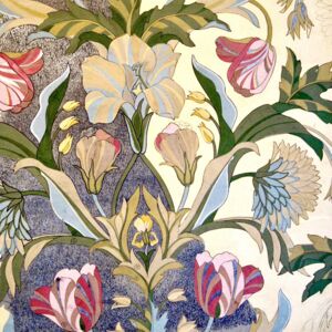 Textilentwurf von Elsbeth Kupferoth