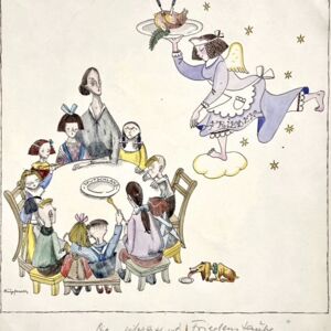 Zeichnung von Elsbeth Kupferoth im Ulenspiegel, 1947