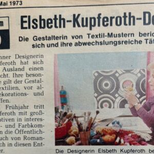 Programmankündigung Elsbeth-Kupferoth-Design
